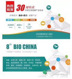 三十年砥砺前行，助力生物科技新征程——中国生物发酵产业协会30周年庆暨2020第八届上海国际生物发酵产品与技术装备展览会隆重举行